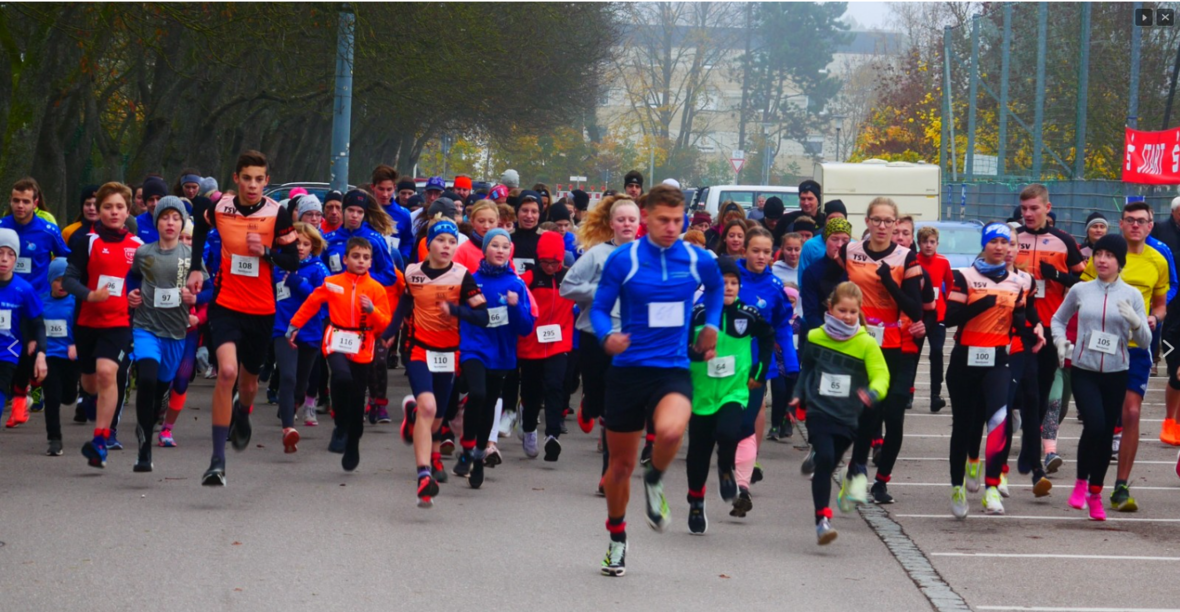  Jedermann-Laufserie der LG Donau-Ries mit dem "Lauf am Lech" in Rain.