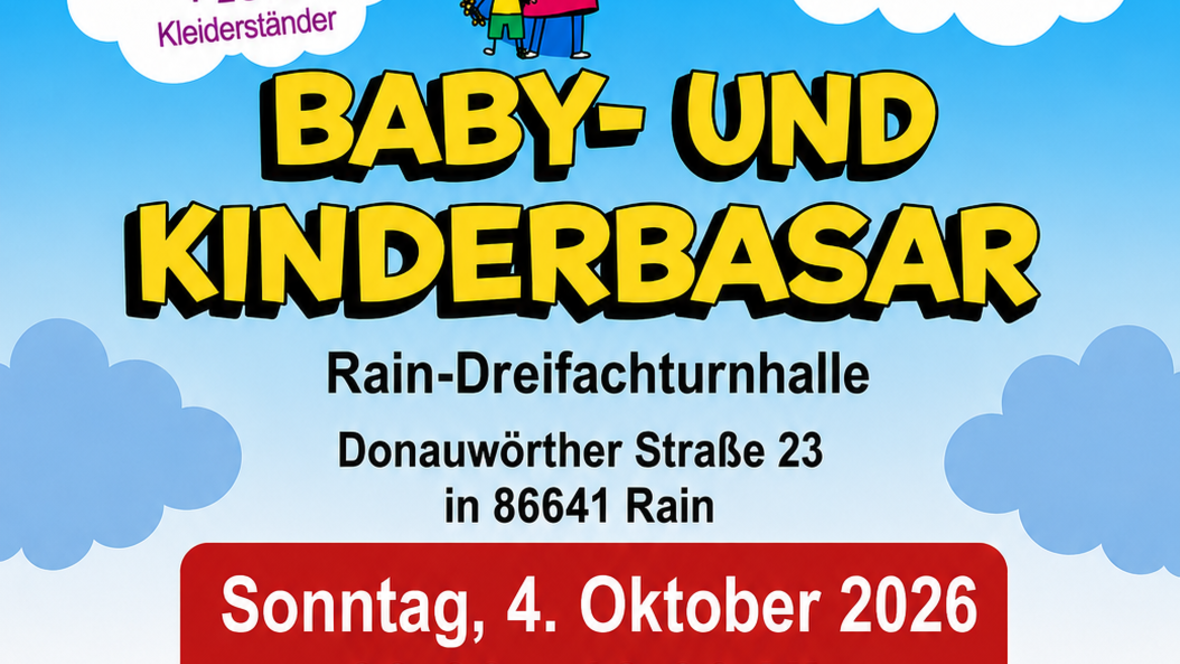 Baby- und Kinderbasar am 04. Oktober 2026