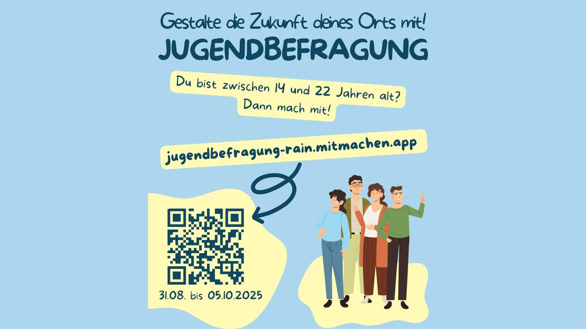 Jugendbefragung Stadt Rain zum Gemeindeentwicklungskonzept.