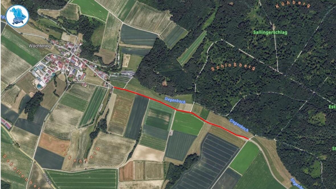 Halbseitige Straßensperrung Wächtering Agathenzell 10. - 21.11.2025