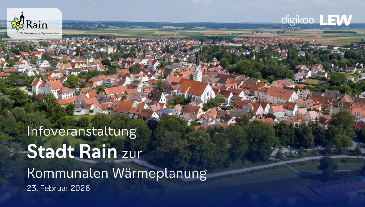 Kommunale Wärmeplanung der Stadt Rain