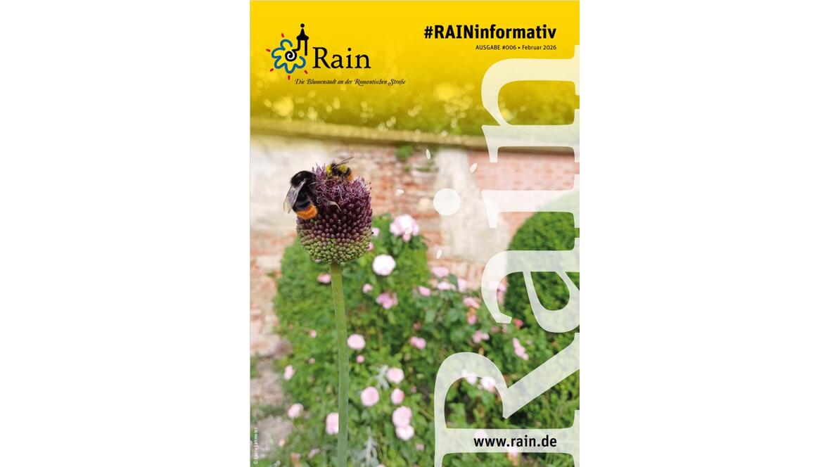 Titelbild des Stadtmagazins RAINinformativ