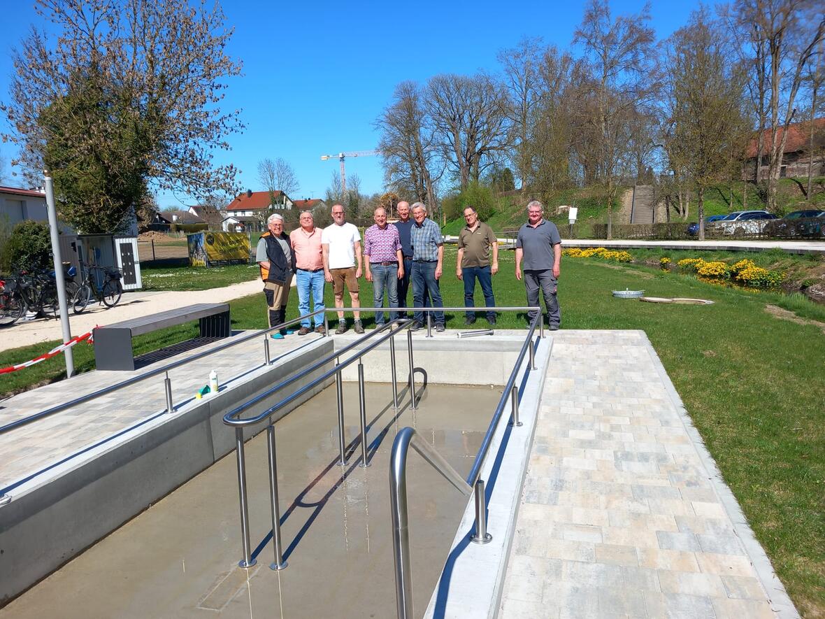 Die Rainer Kneipp-Anlage wird ehrenamtlich von Edgar Winkler (rechts) und seinem Team betreut.