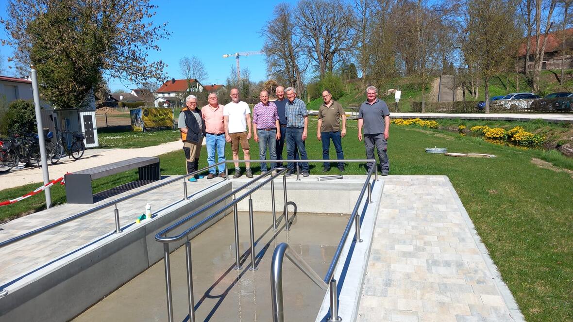 Die Rainer Kneipp-Anlage wird ehrenamtlich von Edgar Winkler (rechts) und seinem Team betreut.