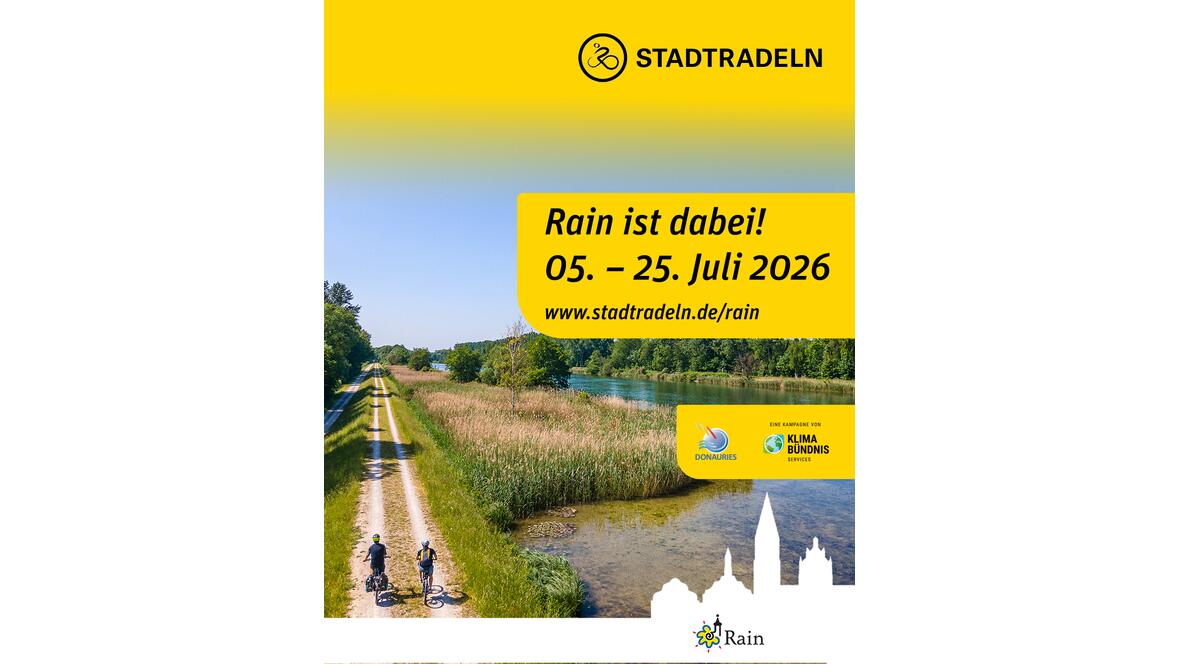 STADTRADELN vom 05-25.07.2026 in Rain im Landkreis DONAURIES
