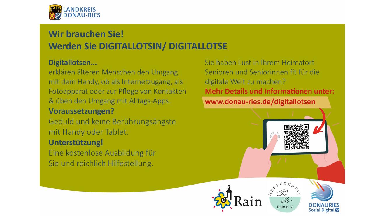 Wir brauchen Sie! Werden Sie Digitallotsin/ Digitallotse