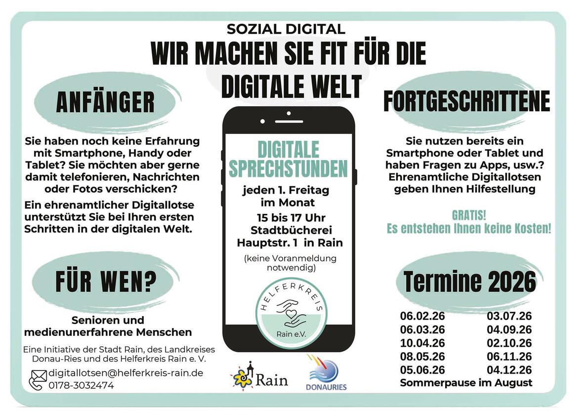 Digitallotsen-Beratung in Rain