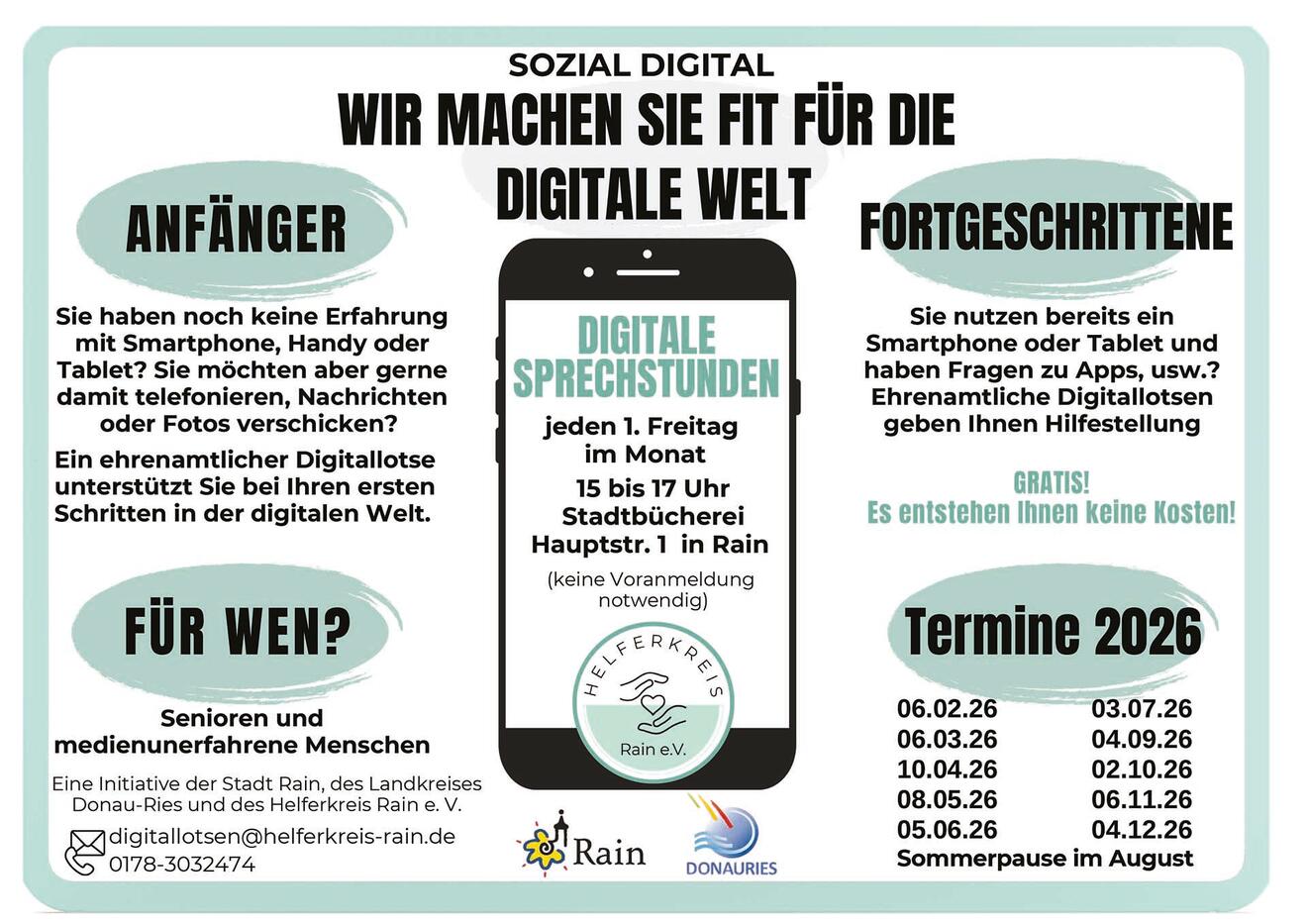 Digitallotsen-Beratung in Rain