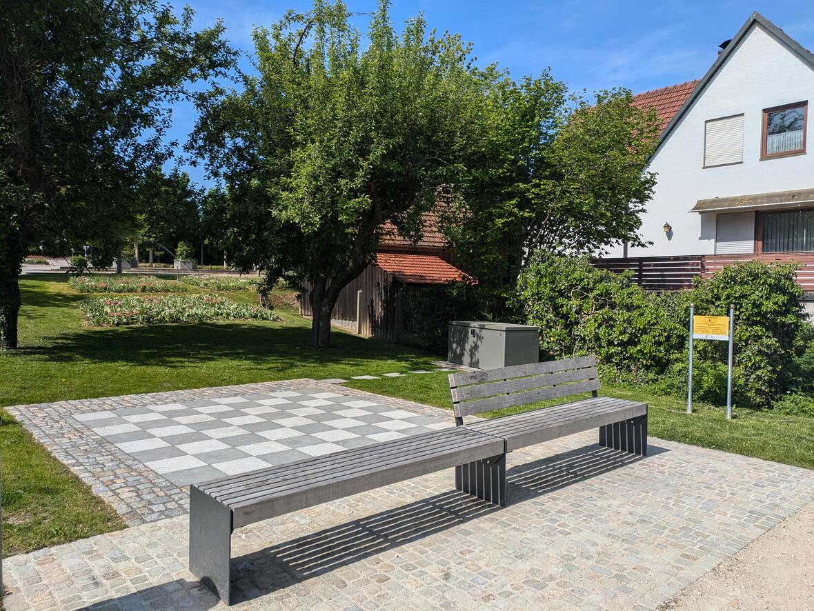 Freiluftschachanlage im Rainer Stadtpark