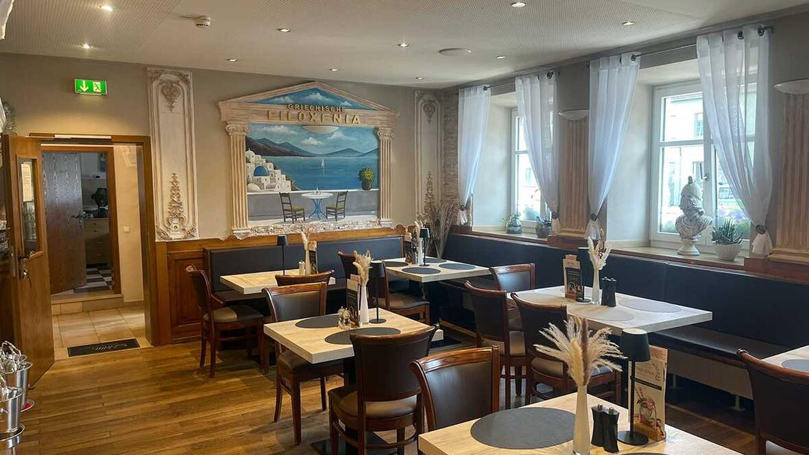 Gästebereich Restaurant Filoxenia Rain