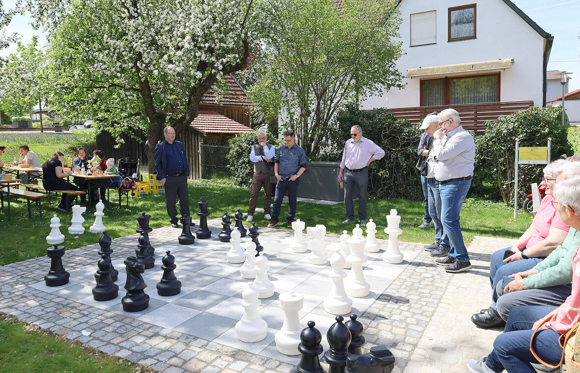Freiluftschachanlage Stadtpark Rain
