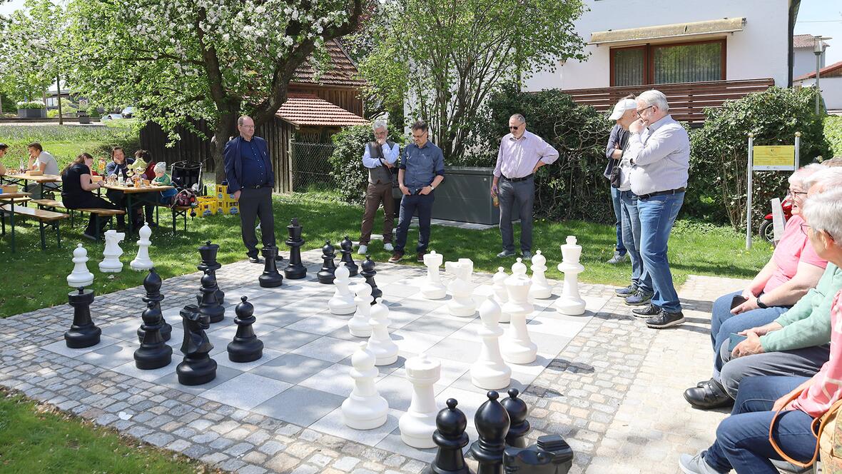 Freiluftschachanlage Stadtpark Rain