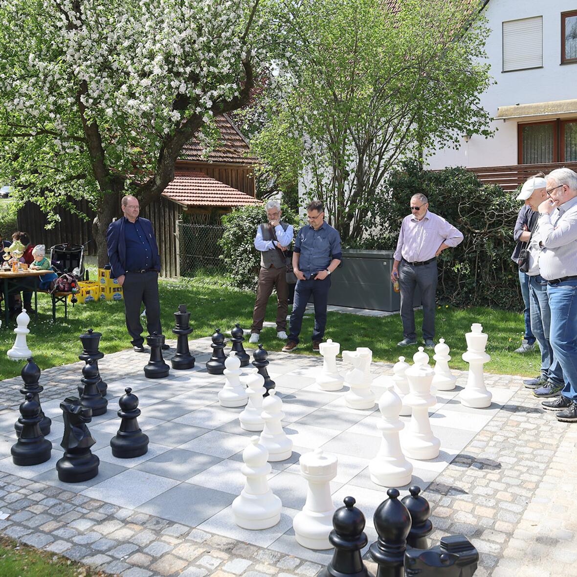 Freiluftschachanlage Stadtpark Rain