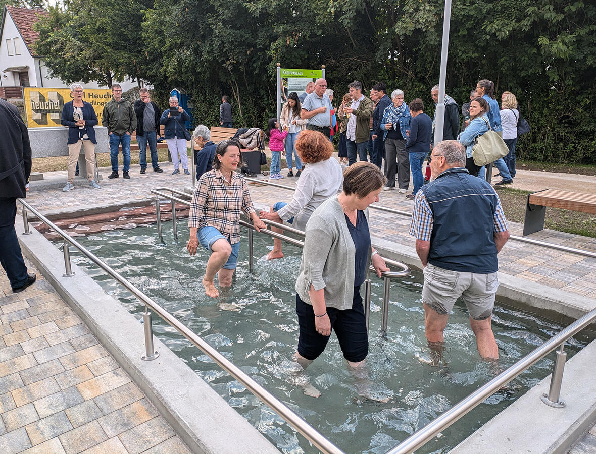 Kneippanlage im Stadtpark Rain