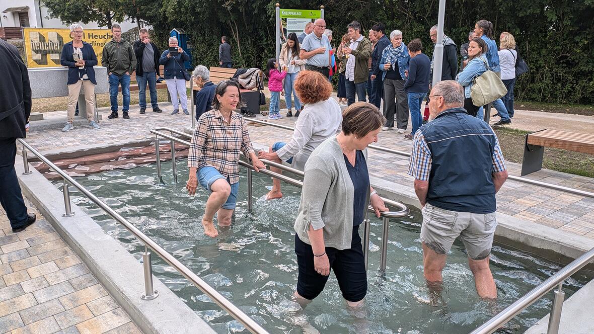 Kneippanlage im Stadtpark Rain