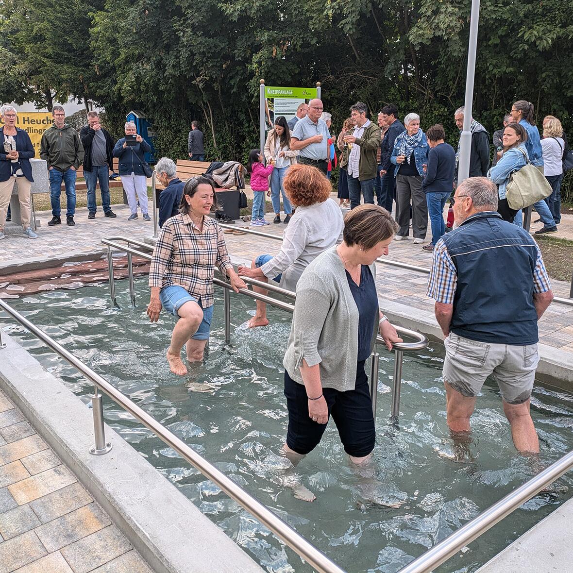 Kneippanlage im Stadtpark Rain