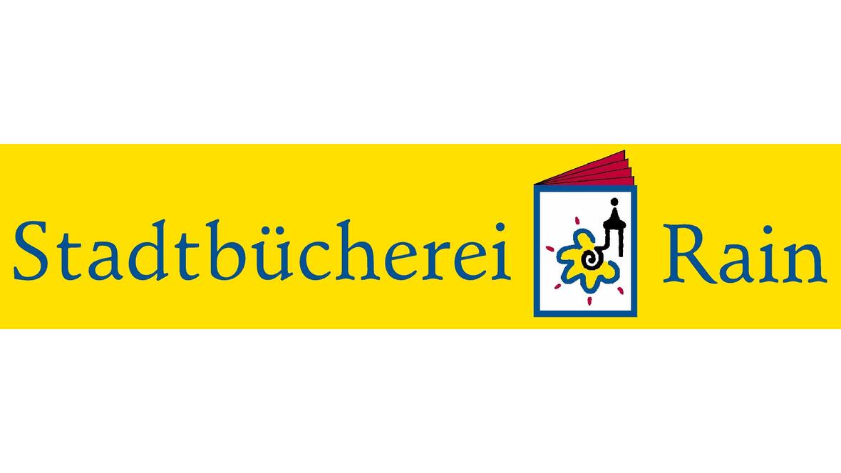 Logo der Stadbücherei Rain.