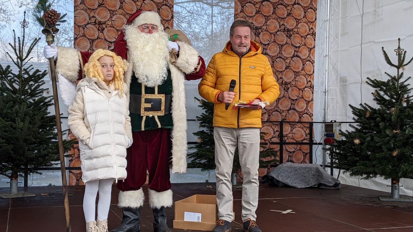 Wunscherfüllung an der Rainer Schlossweihnacht